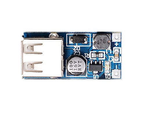 WINGONEER Mini PFM Steuerung DC-DC Konverter-Step-Up-Boost-Modul 600MA USB-Ladegerät 0,9 V-5V bis 5V Netzteil Modul - 2