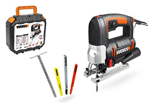 Worx WX478.1 Sierra de Calar Pendular, 650 W, 230 V, Negro