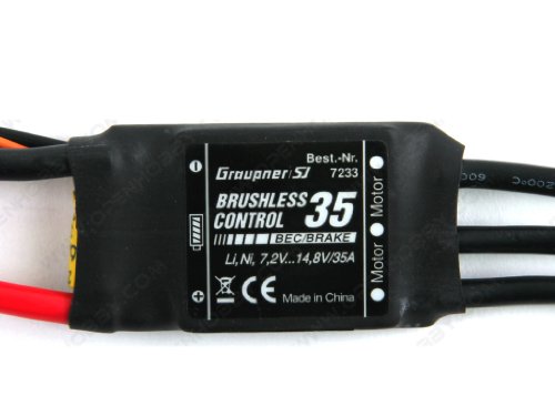 Preisvergleich Produktbild Graupner 7233 Regler BRUSHLESS CONTROL 35 SBEC G2