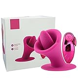 Goooolife Tongue Vibrator Suck & Lick 10 Mode Toys for Women Masturbator Remote Control Nipple Stimulator Clitoris USB Charge