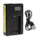 Produktbild Nankod Ladegerät Mit USB-Kabel LCD-Display Single Slot Für Sony RX100 / AS15 / H400 / HX300 / HX90 / HDR / AS10 / AS20