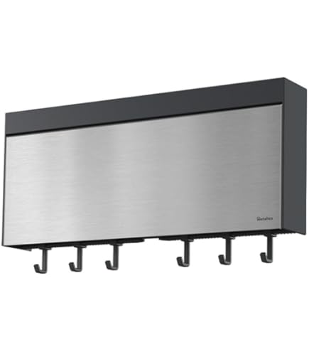 2x Alufolie Halter Selbstklebend - Backpapier Organizer Für Schranktür Weiß