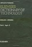 Image de Elsevier's Dictionary of Technology