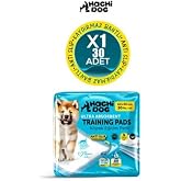 Hachi Dog K&ouml;pek Eğitim Pedi 60x90 cm Kaydırmaz Bantlı 5 Katman 30 Adet | Kaydırmaz Bantlı, 5 Katman, 30 Adet, 60x90 cm