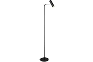 TRIO LEUCHTEN TRIO, Lampa podłogowa, Marley 1xGU10, max.5,0 W Korpus: Metal, czarny matowy L:23,0cm, H:151,0cm, P:39,0 cm Wyłącznik, IP20, bez oświetlenia