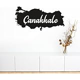 Islamische Wandtattoos - Meccastyle - Türkiye Haritasi Canakkale - A5-17