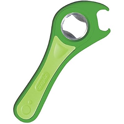 Zyliss ZE24225 Décapsuleur 5 en 1 - Ouvre-bocal, bouteille et canette, vert, plastique
