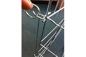 VIVAPET Lot de 8 piquets en métal pour connecter des Panneaux métalliques - Compatible avec Parc Trixie Bunny Kerbl Savic Rabbit