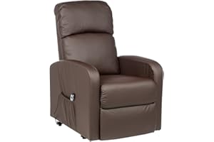 Gremium Poltrona Relax Elettrica Con Sistema Alzapersona, Reclinabile a Letto E Seduta Ergonomica In Tessuto Per Arredo Salotto, Soggiorno e Ufficio