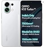 OPPO K13 Turbo 5G, White Knight (8GB, 128GB)