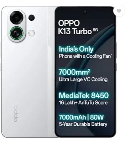 OPPO K13 Turbo Pro 5G, Silver Knight (12GB, 256GB) : Amazon.in