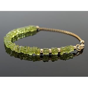 Olivgrünes Peridot Armband