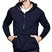 Produktbild Sannysis Herren Reine Farbe Zipper Pullover Langarm mit Kapuze Sweatshirt Tops Bluse