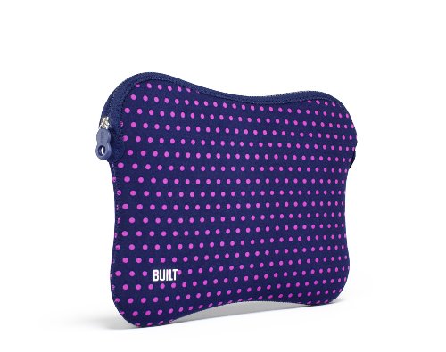 Built NY Schutzhülle für MacBook / MacBook Pro Notebook mit einer Größe von 13 Zoll (33 cm), Marineblau mit Punkten - 2
