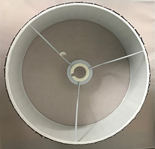 Lila Box Falte Empire Drum Tisch Lampe 27,9 cm Durchmesser - 4