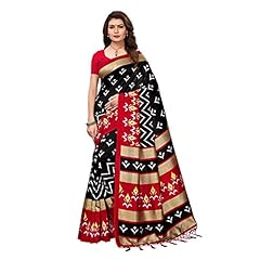 ANNI DESIGNER Women's Silk Saree with Blouse Piece
