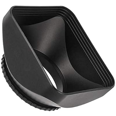 CELLONIC® Pare-Soleil Video DV Objectif Ø 52mm Universal pour Ø 52mm Appareil Photo caméra Capuchon à lentille, Pare Soleil