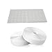 Produktbild Doppelseitig Klebende Klettband Selbstklebend Klettverschluss [5m] mit Klettpunkte [25 Paar] Extra Stark Haftkraft Selbstklebend Klebepad Flauschband Hakenband 20mm breit Weiss