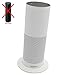 Produktbild Soundbass – Premium Amazon Echo Metallständer (Weißer Ständer) | Diskretes High-End Sockeldesign | Außergewöhnliche Verbesserungen in der Stabilität | Farblich abgestimmte Oberfläche | Perfekter Schutz für Alexa