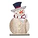 Produktbild Moonuy Weihnachten Home Dekoration Cute Schneemann Weihnachtsschmuck Festival Holz Formen Ornamente Handwerk