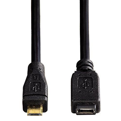 Hama Verlängerungskabel (Micro-USB-2.0, 1,80 m) schwarz - 2