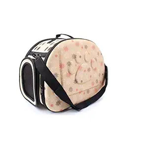 PSK Pet Carrier, Hard Cover Portable Tote Soft Breathable Comfort Transport Shoulder Bag for Small cat Dog (Large)