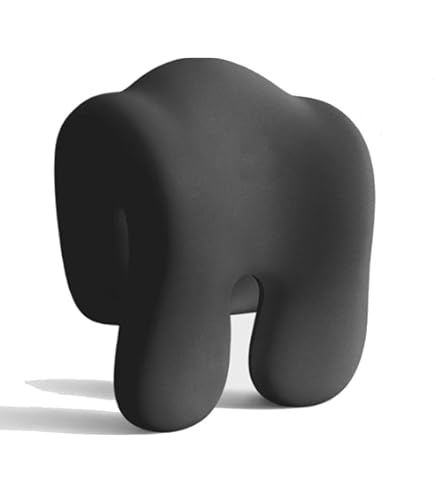 Nackenstütze Memory-Schaum Für Bürostuhl - 27x18x26cm Nackenkissen Schwarz