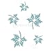Imported Maple Leaf Pattern Wall Painting Stencil Pattern Home Art Decor RS.590.00