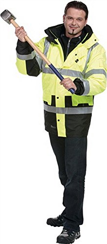Preisvergleich Produktbild Warnschutz-Parka 5in1, Gr.XL gelb, 100% PES