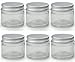 6 x Small 15ml Clear Glass Jars/Pots. Suitable for Lip Balms, Herbs, Spices, Facecream, Ointments & Candles