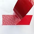 StickersLab - 50 mm x 50 m Tamper Proof Security Tape - Red