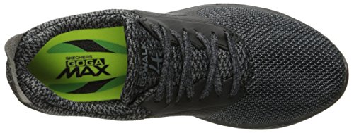 Skechers Go Walk 4-Sustain, Entrenadores para Mujer, Negro (Black/Grey), 41 EU - Skechers