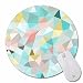 Produktbild rutschhemmenden Gummi Pad Personalisierte rund Desktop Mauspad, Bunt, Diamant Design