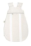 Odenwälder Jersey-Schlafsack prima klima springing dots iced coffee
