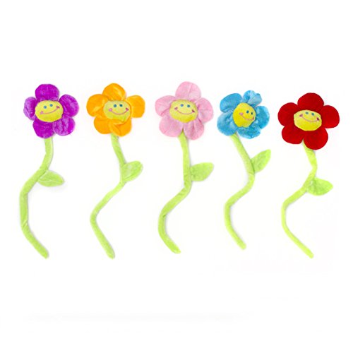 Singende „Happy Birthday“ Blume in 5 Farben – Geburtstags-Geschenk mit Melodie – Violett-Lila - 2