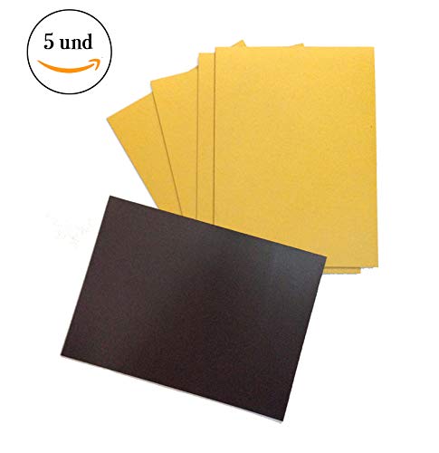 Imanes Flexibles para Fotos y Manualidades: Manutips 210-297 mm A4.(5 unidades)