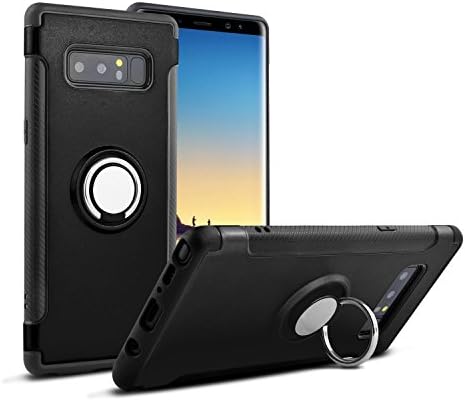 Samsung Galaxy Note 8 Case incl. Car Magnetic Holder with Ring Holder ung| Great for Selfies | Exclusive | Case | Case | Tpu | Anti-scratch | Solid Grip