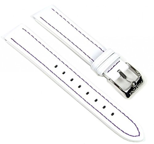 Festina Ersatzband Uhrenarmband Leder Band Weiss 17mm F16244/5 F16244/* Festina Ersatzband Uhrenarmband Leder Band Weiss 17mm F16244/5 F16244/*