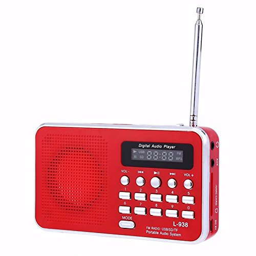 iMinker Mini-Digital-beweglicher FM Radio-Mittel-Lautsprecher MP3-Musik-Spieler TF / SD Karte Usb-Scheiben-Hafen für PC iPod-Telefon mit LED-Anzeige und Akku - 2