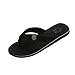 Produktbild Zehensandale Badelatschen Herren Sommer Hausschuhe Zehentrenner Outdoorschuhe Schwimmbadschuhe Beach Strandschuhe Badeschlappen Erwachsene Sport Hausschuhe Dusch Badeschuhe LMMVP (43 EU, Schwarz)