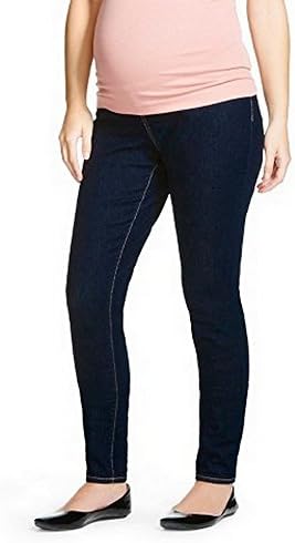 Maternity Over the Bump Dark Wash Jeggings - Liz Lange (8/10)