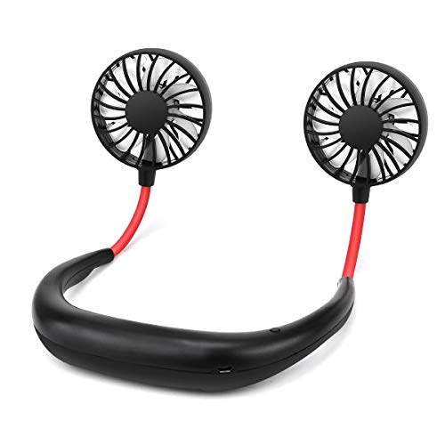 CENXINY Ventilateur Portable, Ventilateur à Main Mini Ventilateur Ventilateur de Bureau avec USB Rechargeable Petit Ventilateur pour Été Intérieur Extérieur