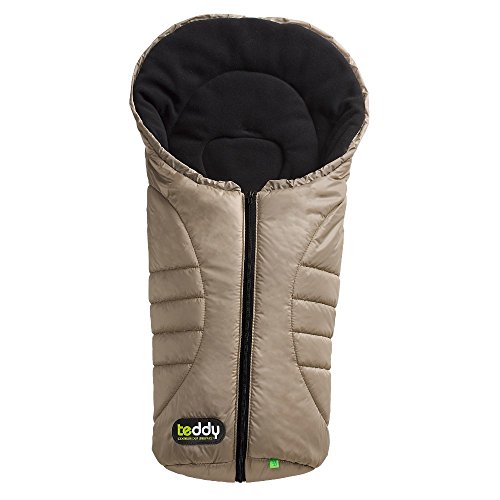 Preisvergleich Produktbild Odenwälder Fußsäckchen Teddy one 2 Babyschale, Design:taupe