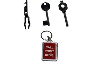 1x CQR FA64 / 1x CQR TC397 / 1x KAC SC070 call point keys Apollo Call Point/Fire Panel/Fire Alarm Spare/Panic Alarm Key Extra Key with 1x DADD-E Call Point Key Keyring