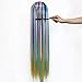 Neverland Beauty 30" Super Long Cosmetology Mannequin Head 100% Synthetic Hair Rainbow Color, Practice Training Hair Styling Mannequin Head with Table Clamp Holder UK Stock