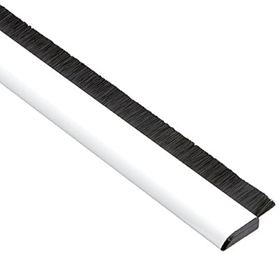 tesa Calfeutrer Bas de porte sol lég irr Plastique Brosse Chromé 1m x 40mm x 15mm