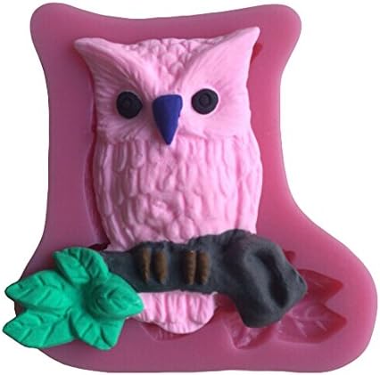 Karen Baking New Arrival Big Body Owl Shape 3D Silicone Cake Mold For Cake Fondant Decorating