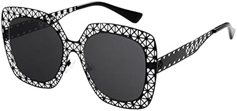 Metal Sunglasses Men Sunglasses Personality Glasses,Black-AllCode