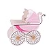 Produktbild Pixnor Buggy-Shape Wedding Party Baby Shower Candy Box, 10ST (rosa)