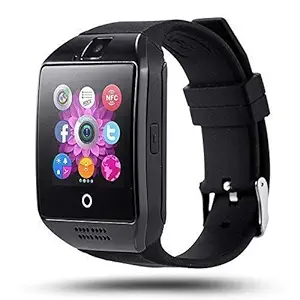 GIXON Android Bluetooth Smart Watch Q18 Compatible with All 4G Phone with Camera and Sim Card Support Compatible with All Android and iOS Smartphones